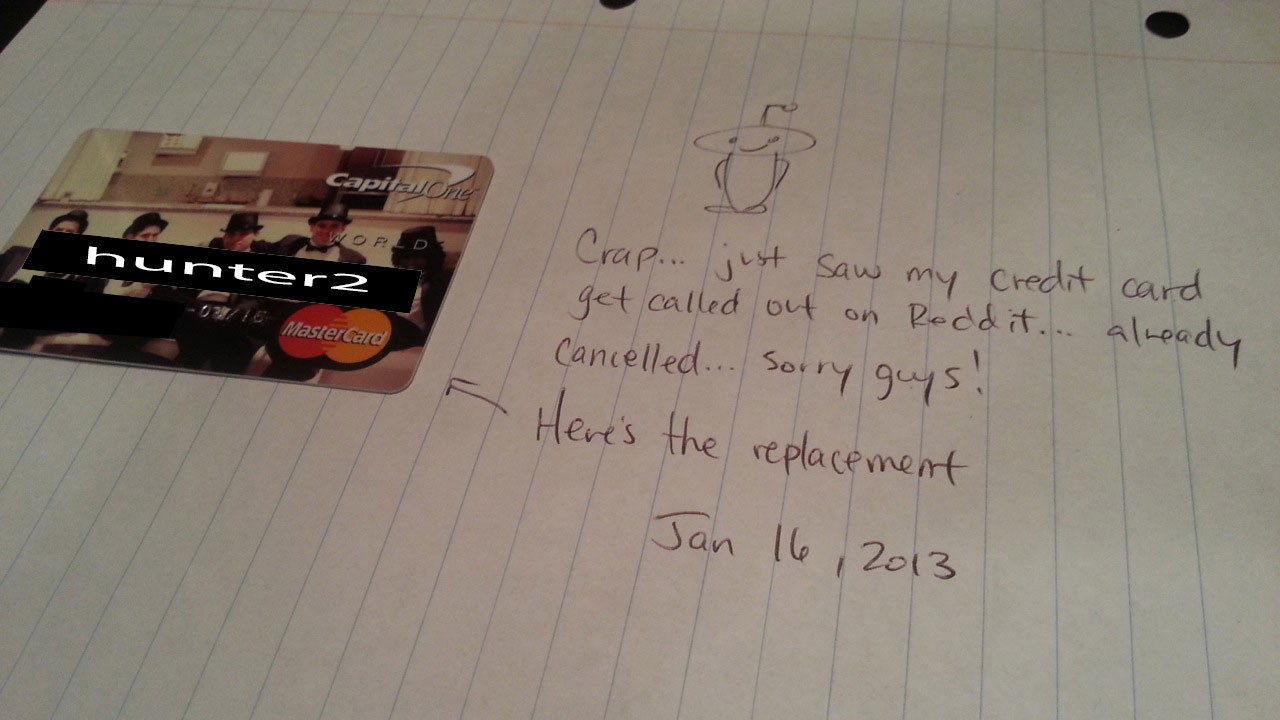 New Tuxedo Challenge Credit Card